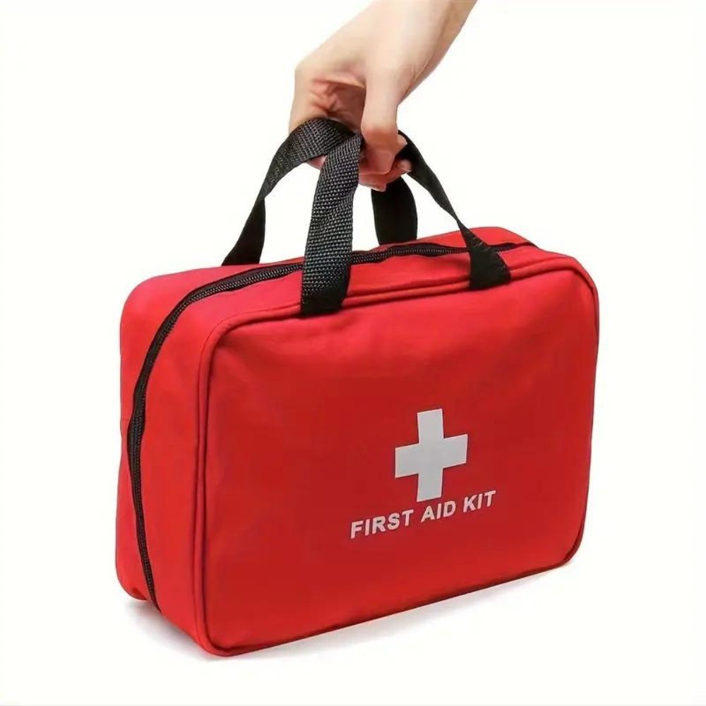 173pcs Large First Aid Kit: Portable Bag For Outdoor Hunting, Hiking, Camping And More - Including Emergency Supplies! - Ramixor