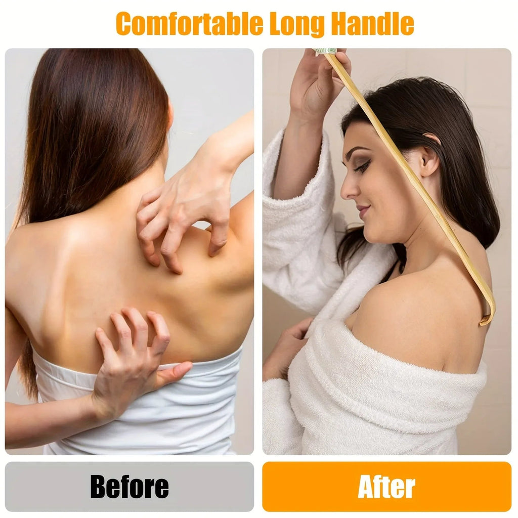 3 Pcs Bamboo Back Scratcher Set - Ramixor