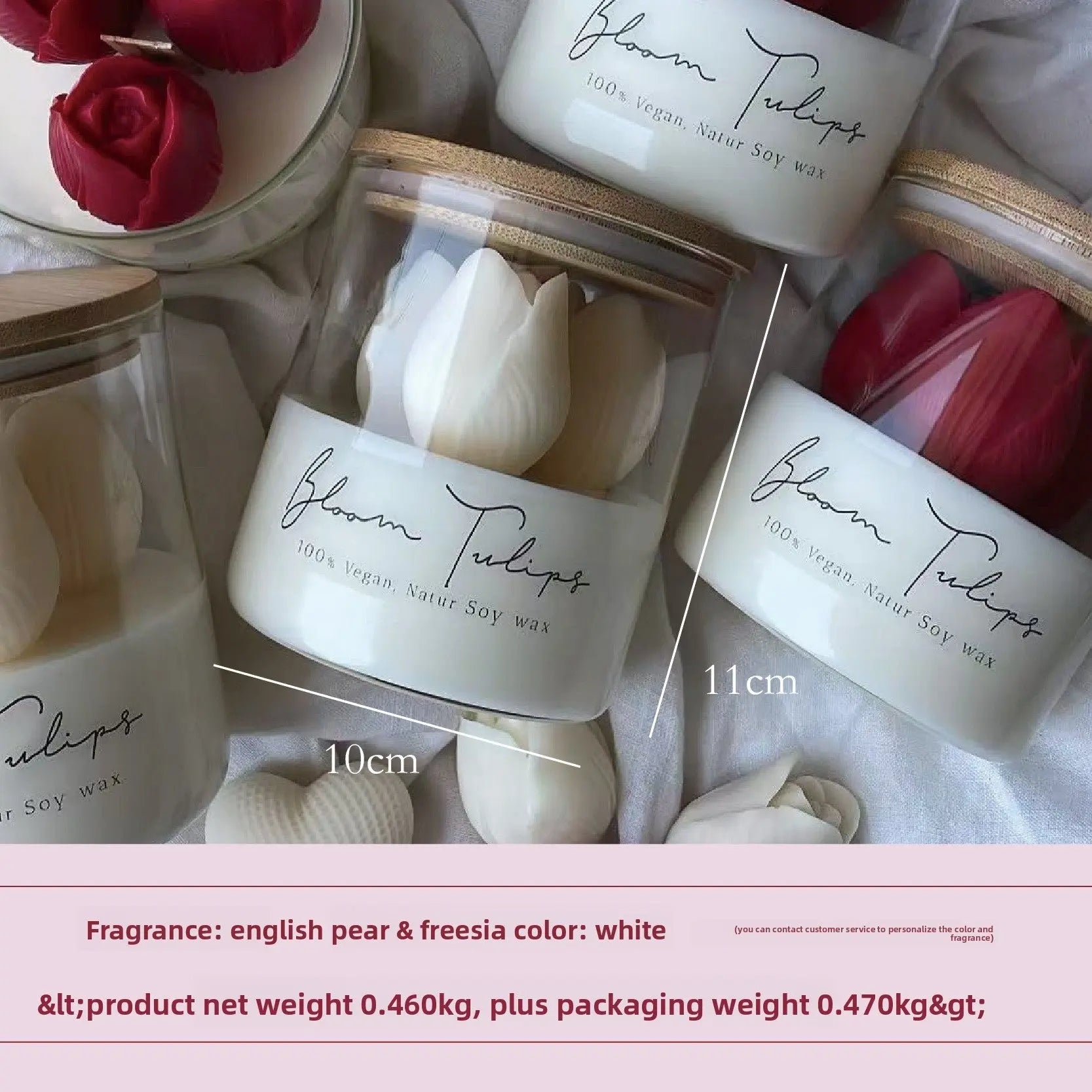 Aromatherapy Tulip Candle - Ramixor