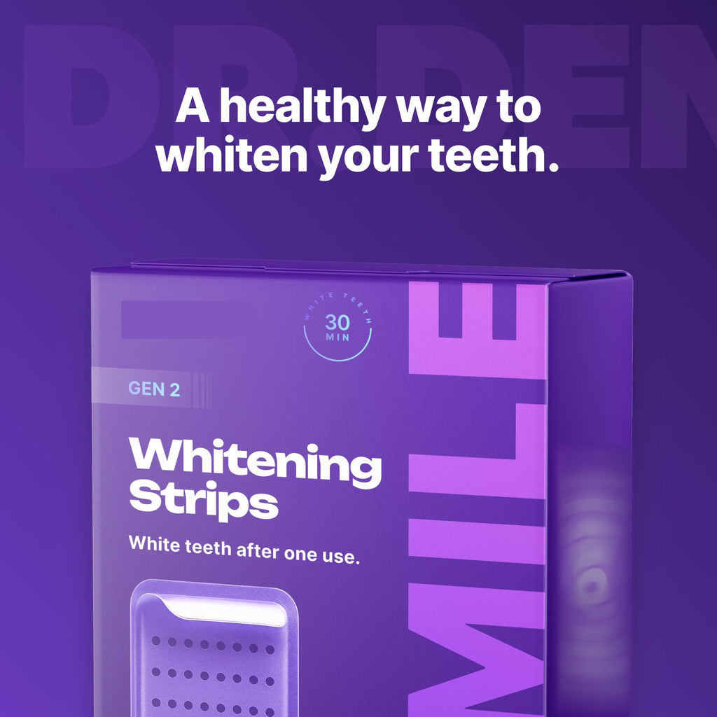 Dr Dent Purple Teeth Whitening Strips (42 Strips) - Ramixor