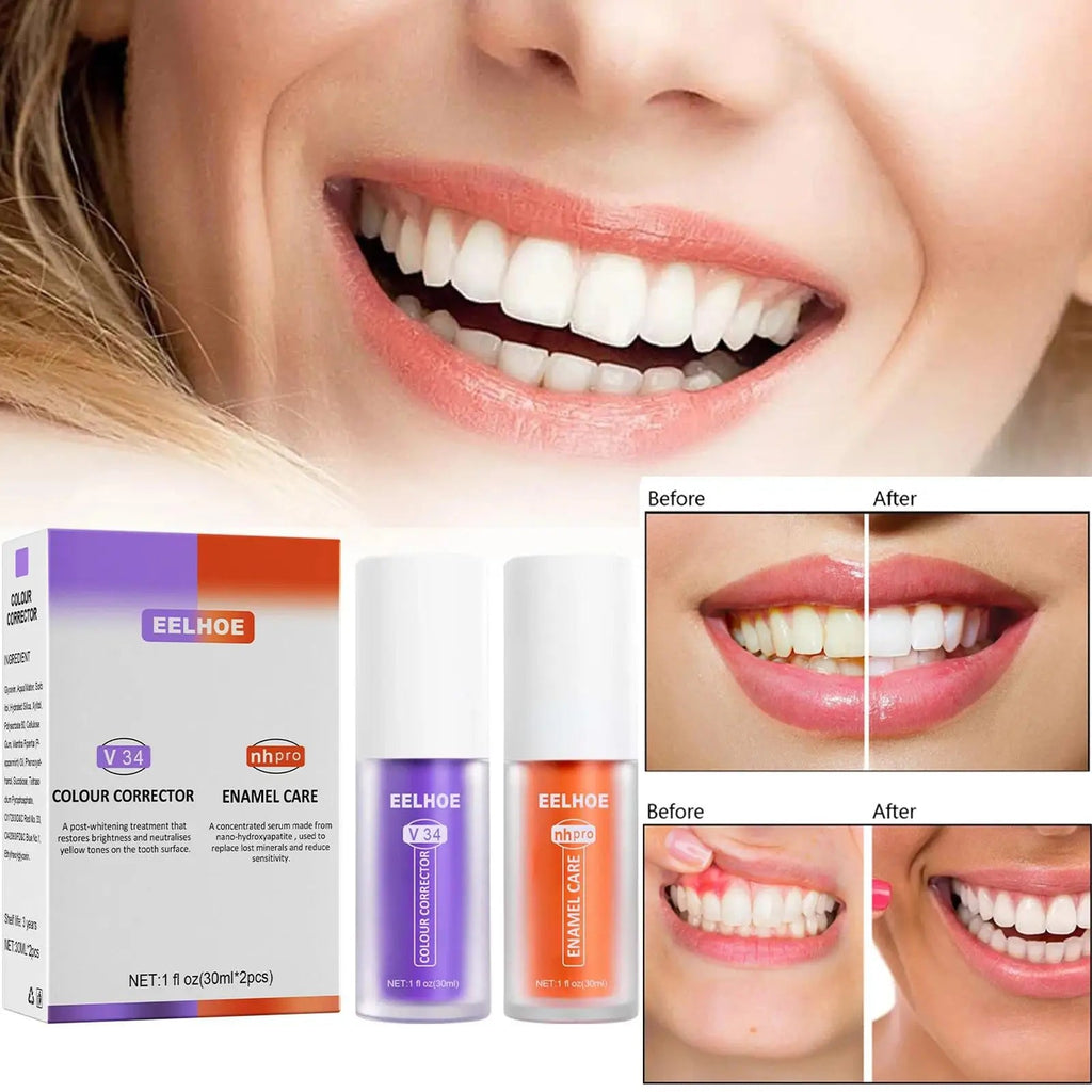 Orange & Purple Toothpaste for Enamel - Ramixor
