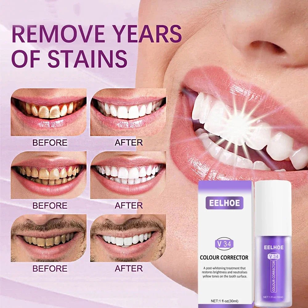 Orange & Purple Toothpaste for Enamel - Ramixor