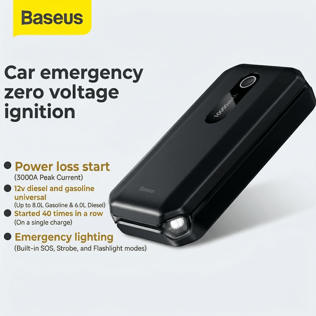 Portable Car Jump Starter Power Bank - Ramixor