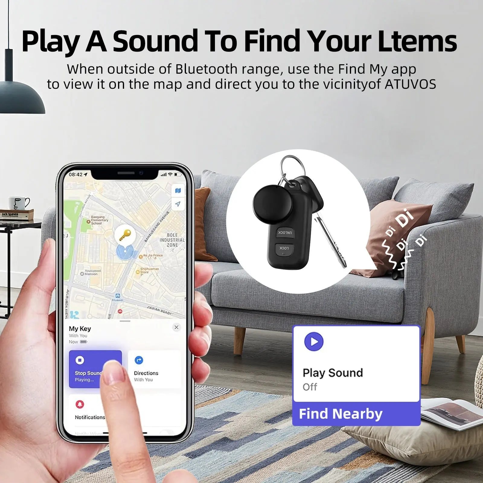 Portable Tracker For Apple Find My - Ramixor
