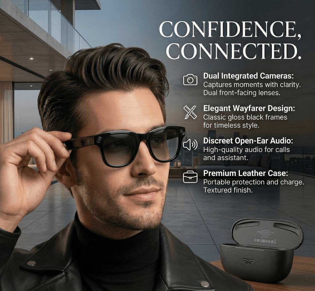 Ultra Smart Glasses with AI Translation - Ramixor