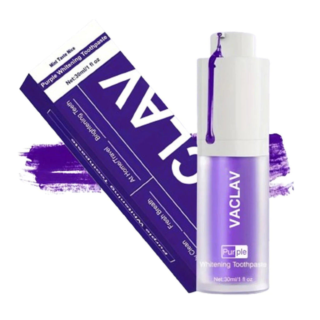 V34 Purple Toothpaste For Teeth Whitening - Ramixor